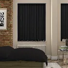 Sevilla Tranquility Black Vertical Blind