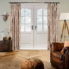 Lottie Auburn Orange Curtain