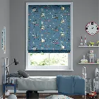 Ahoy Indigo Roman Blind