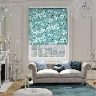 Choices Madelyn Linen Tropical Blue Roller Blind