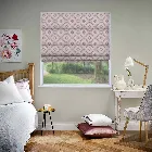 Teepee Iris Pink Roman Blind