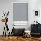 Prime Blackout Fr Ash Grey Roller Blind