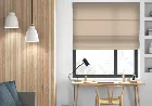 Faux Suede Parchment - Roman Blind