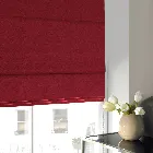 Keswick Scarlet Roman Blind - Blackout Lining