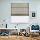 Orient Faux Silk Oyster Cream Roman Blind