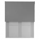 Amor Shark Grey With Haze Soft Grey Double Roller Blind