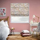 Zumba Pastel Pink Roman Blind