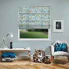 Dash Slate Blue Roman Blind