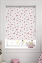 Love Hearts Roller Blind