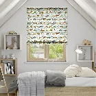 Dinosaurs Cream Roman Blind
