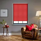 Splash Ruby Red Electric Roller Blind