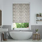 Splash Blackout Linear Stem Silver Roller Blind
