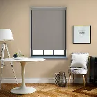 Bella Blackout Tropez Grey Electric Roller Blind