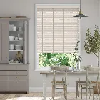Vermont Metropolitan Crme & Glacier Wooden Blind - 50mm Slat