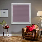 Rio Blackout Solar Plum Neat Fit Honeycomb Pleated Blind