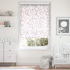 Polka Dot Pink Roller Blind
