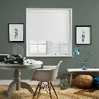 Luxari Pvc Blackout White Electric Roller Blind