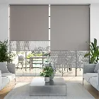 Double Roller Metro Grey Roller Blind