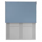 Amor Dolphin Grey With Haze Soft Grey Double Roller Blind