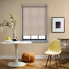 Umbra Taupe Brown Electric Roller Blind