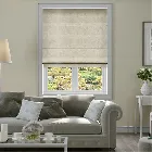Canterbury Velvet Cream Roman Blind