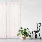 Umbra White 89mm Vertical Blind