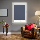 Bella Blackout Midnight Blue Perfect Fit Roller Blind