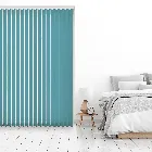 Unicolour Fr Escape Teal 89mm Vertical Blind