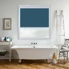 Bella Blackout Sapphire Blue Perfect Fit Roller Blind