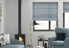 Faux Suede Duckegg - Roman Blind