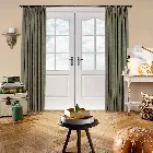 Galaxy Plantation Green Curtain