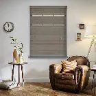Amazon Grained Smoke Grey Real Wood