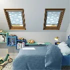 Expressions Blue Clouds Blackout Blind For Velux Windows