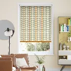 Two Colour Stem Warm Grey Roller Blind