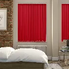 Valencia Simplicity Red Vertical Blind