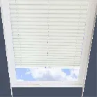 Infusion Solar Flame Retardant White Pleated Skylight Blind