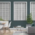 Metropolitan Iron & Parchment Wooden Blind - 50mm Slat