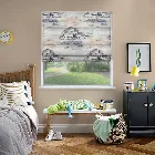 Seaside Coral Roman Blind