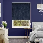 Thermal Luxe Dimout Twilight Blue Roller Blind