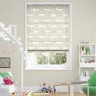 Mr Fox Mini Linen Roman Blind