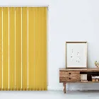 Unicolour Fr Luna Yellow 89mm Vertical Blind