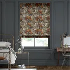 William Morris Acanthus Velvet Chestnut Roman Blind