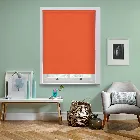 Unishade Blackout Fr Rayon Orange Roller Blind