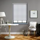 Splash Silver Mist Electric Roller Blind