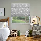 Quill Silver Roman Blind