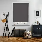 Shimmer Blackout Quartz Black Roller Blind