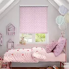 Party Polka Blackout Candyfloss Roller Blind