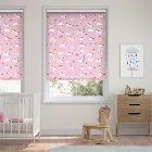 Unicorn Dreams Blackout Pink Roller Blind