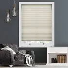 Lexington Cream Thermal Pleated Free-hanging Blind