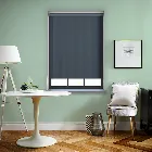 Napa Blackout Navy Blue Electric Roller Blind